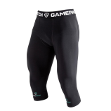 Gamepatch kompressziós háromnegyedes leggings Fekete