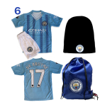 De Bruyne Manchester City Csomagajánlat Gyermekeknek: Mezgarnitúra + Tornazsák + Sapka