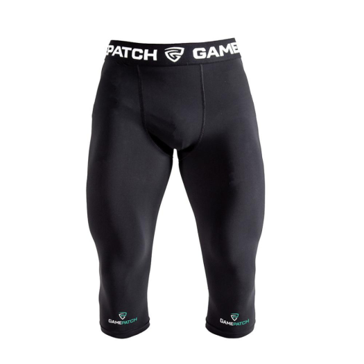 Gamepatch kompressziós háromnegyedes leggings Fekete