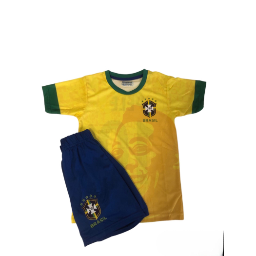Brazília Pelé 2023-as gyerek mezgarnitúra 