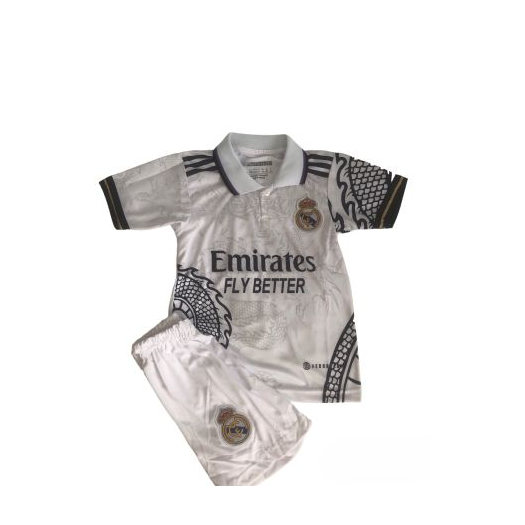 2023/24-as Real Madrid gyerek mezgarnitúra Benzema felirattal 