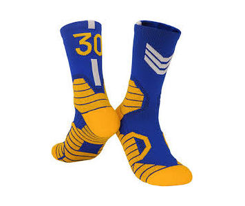   Crew Socks kosárlabda zokni kék/sárga