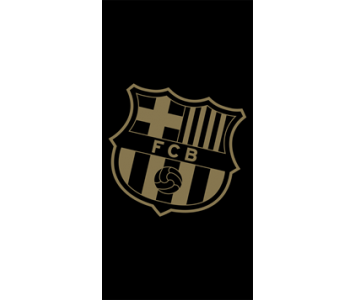 FC Barcelona törölköző 140X70 cm pamut fekete