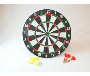 Darts tábla szett, 3-3 nyíllal, Salta
