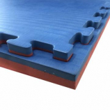 Puzzle tatami szőnyeg piros/kék EXTRA 100x100x4 cm
