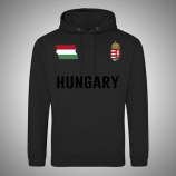 Hungary címeres kapucnis  FELNŐTT  pulóver