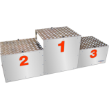 Eredményhirdető Egyéni dobogó Győzteseknek