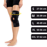 Térdrögzítő térdkalács-stabilizátorral S-XXL