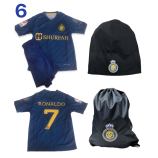 Ronaldo Al Nassr Csomagajánlat Gyermekeknek: Mezgarnitúra + Tornazsák + Sapka