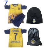 Ronaldo Al Nassr Csomagajánlat Gyermekeknek: Mezgarnitúra + Tornazsák + Sapka