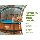 EXIT medencekupola 305 cm - Intex/Bestway-hez is - univerzális