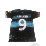 2023/2024 Manchester City replika gyerekmezgarnitúra, Haaland felirattal 