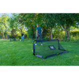 EXIT Panna összecsukható acél futballkapu 150x60 cm (2 db-os készlet) - fekete