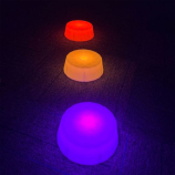 LED-es megvilágított kerek talpak 