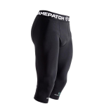 Gamepatch kompressziós háromnegyedes leggings Fekete