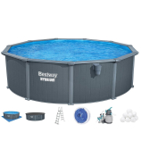 Fém medence Hydrium 4,9x1,3 m antracit 561CU