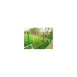 4x15 m-es labdafogó, horganyzott + lakkozott, 5 oszlop