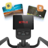 Háttámlás szobakerékpár inSPORTline ZenSeat 100, LCD kijelző, ergonomikus ülés, légáteresztő háttámla, 25 program