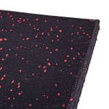 Talajvédő szőnyeg inSPORTline Proteko II 50x50x1,5 cm - fekete-piros