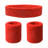 fejpánt+ csuklószorító frottír   15 színben