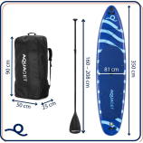 AQUAGET 2026 SUP DESZKA  350 cm 150 kg terhelhetőség