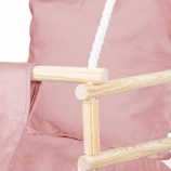 Gyermekhinta párnákkal pink