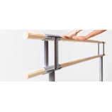 Dinamica Ballet Dupla Hordozható Balett Barre PINA kerék nélkül 1.5 m