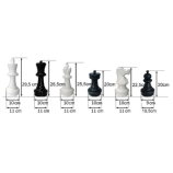 Kültéri sakk készlet, 30 cm-s CHESSMASTER