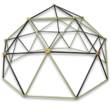 Mászókupola kertbe  370x180 cm 