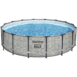 BESTWAY Steel Pro Max Fémvázas medence szett, 488 x 122 cm 5619E