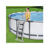 Medence papírszűrős vízforgatóval 457x122 cm BESTWAY 56438 Steel Pro