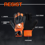 uhlsport Soft Resist+ Flex Frame merevítős kapuskesztyű