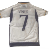 2023/24-as Real Madrid gyerek mezgarnitúra Vini Jr "7" felirattal ÚJ - 110cm és 165cm