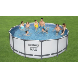 Bestway csővázas medence kerek 488x122cm 4.6m3/h papírszűrővel
