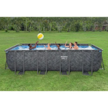 Szögletes medence kerettel és kiegészítőkkel APX 5.49x2.74x1.32m 561KA