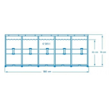 INTEX Metal Frame Medence szett, 366 x 76 cm 28212NP