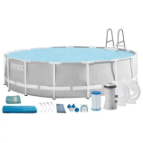 Vízforgatós medence szett, fémvázas 457x107 cm - INTEX PRISM FRAME POOL 26724