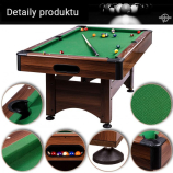 Trendline  biliárdasztal felszereléssel 6 Ft fekete, kék, piros,zöld
