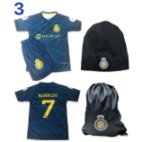 Ronaldo Al Nassr Csomagajánlat Gyermekeknek: Mezgarnitúra + Tornazsák + Sapka