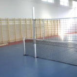 Kombinált tenisz-röplabda hálótartó állvány hüvelyes beltéri