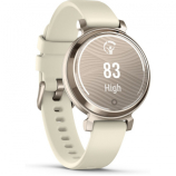 Garmin Lily 2 Krémarany, Kókusz Színű Szilikon Szíjjal pulzusmérő óra