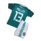 1=2 Müller német 2018 VB gyermek mezgarnitúra, AJÁNDÉK EB SÁLLAL!