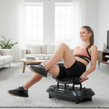 Vibrációs platform inSPORTline Duonique, 30 sebesség, 6 program, enyhén ívelt felület, csúszásmentes edzésfelület, LED kijelző és távirányító