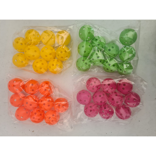 Mini floorball labda  10 db-os csomagy  40 mm
