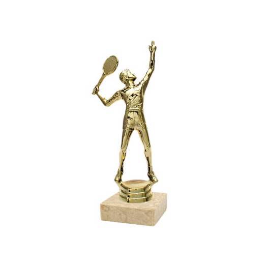 Tenisz, női - férfi, sportfigura, 15 cm