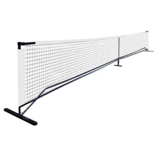 Lábtenisz háló 670 cm, fekete-fehér, nylon, állítható, beltéri-kültéri