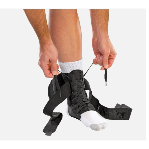 Mueller The One Bokarögzítő/Bokavédő, fekete (The ONE Ankle Brace)