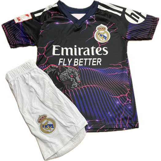 Real Madrid Mbappe szurkolói gyerek mezgarnitúra ÚJ