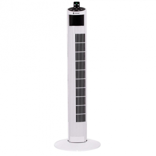 Oszlopventilátor SPRINGOS TF200W, fehér + távirányító