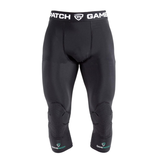 Gamepatch térdvédős háromnegyedes leggings Fekete